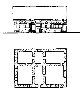 Фасад і план