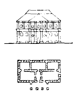Фасад і план