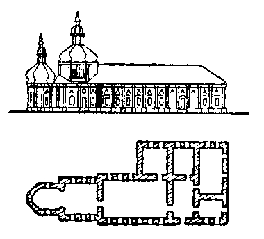 Фасад і план