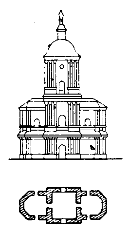 Фасад і план