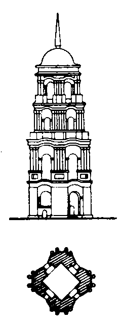 Фасад і план