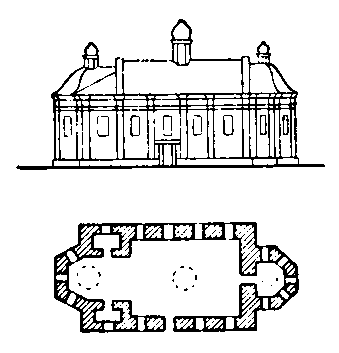 Фасад і план