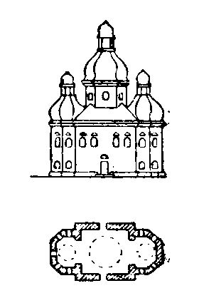 Фасад і план