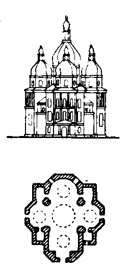 Фасад і план