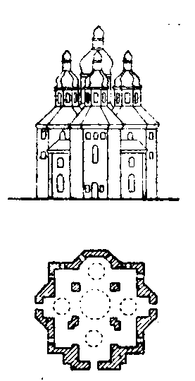 Фасад і план