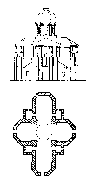 Фасад і план