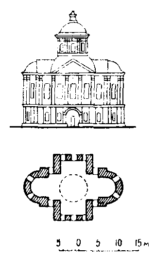 Фасад і план