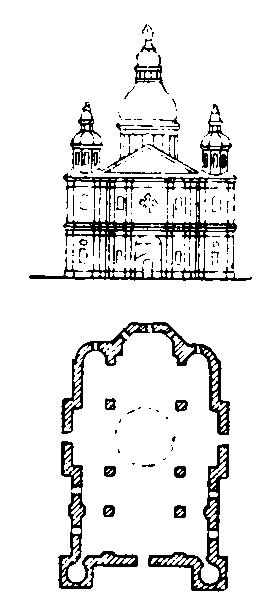 Фасад і план