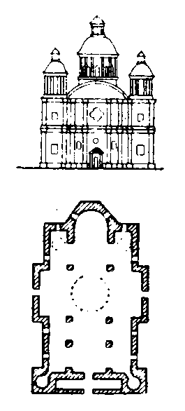 Фасад і план