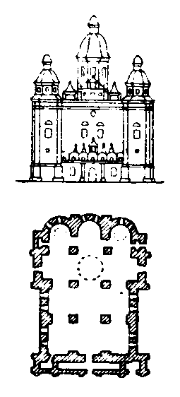 Фасад і план