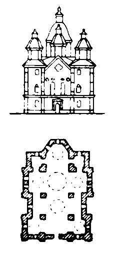 Фасад і план