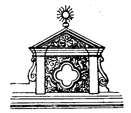 Прорисовка фронтону