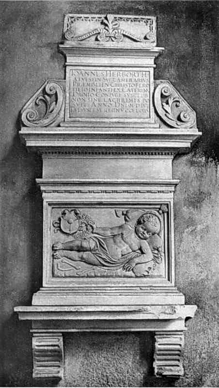 Надгробок К.Гербурта. 1580 р.