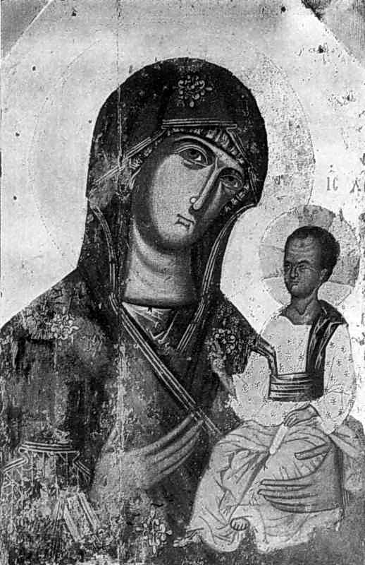 Богородиця Одигітрія. Ікона 14 ст.