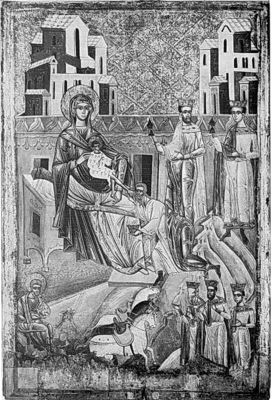 Поклоніння волхвів. Ікона сер. 16 ст.