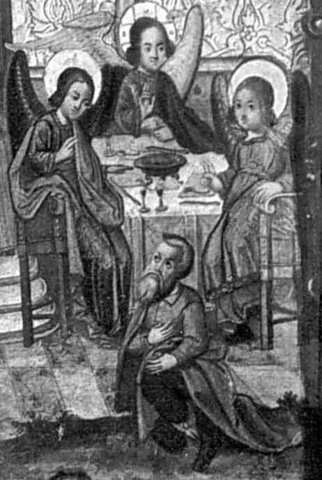 Три ангели та Авраам