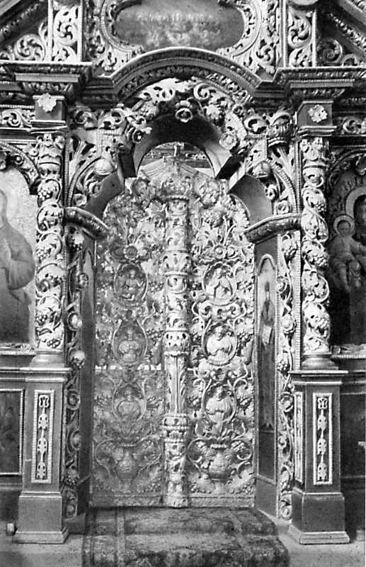 Деталь іконостаса Миколаївської церкви…