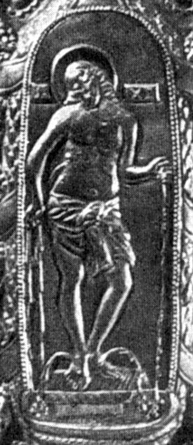 Нижня дошка, центральний медальйон