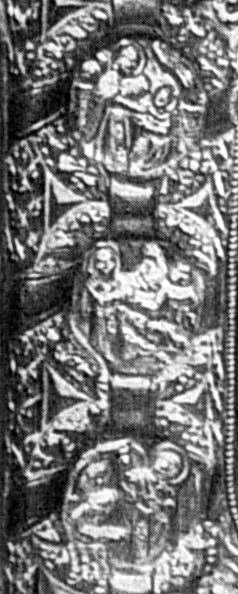 Нижня дошка, ліві медальйони