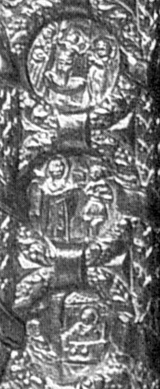 Нижня дошка, праві медальйони