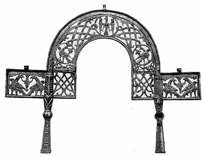 Арка от напрестольной сени из княжеского замка Вщиж близ Брянска. Работа… Загальний вигляд