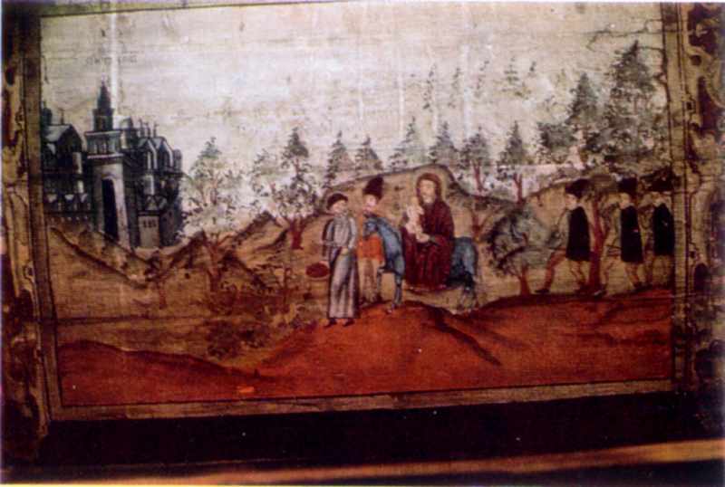 Втеча до Єгипту. Розпис бабинця, 1656…