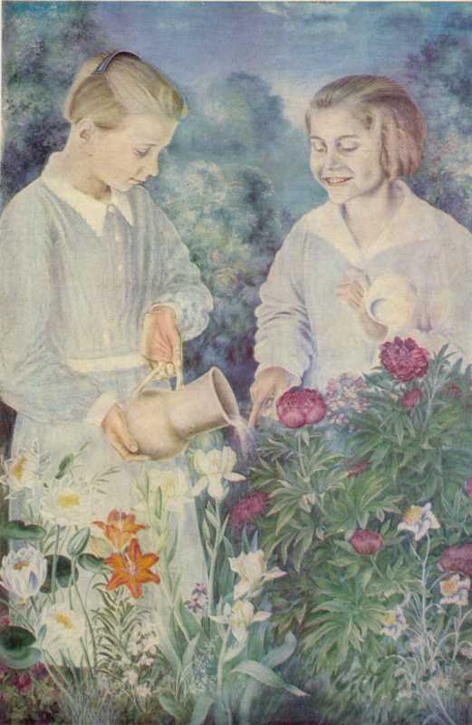 Білокур К.В. Портрет племінниць…