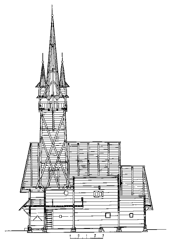 [1976 р.] Поздовжній перерізе