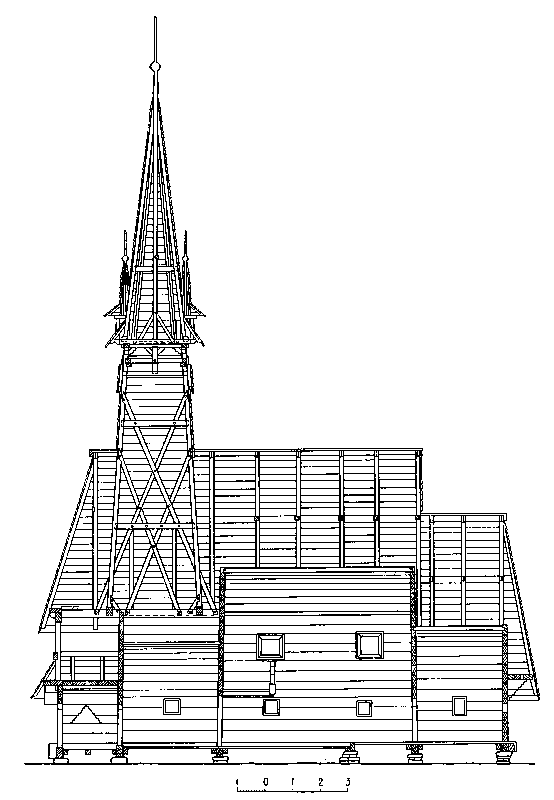 [1976 р.] Поздовжній переріз