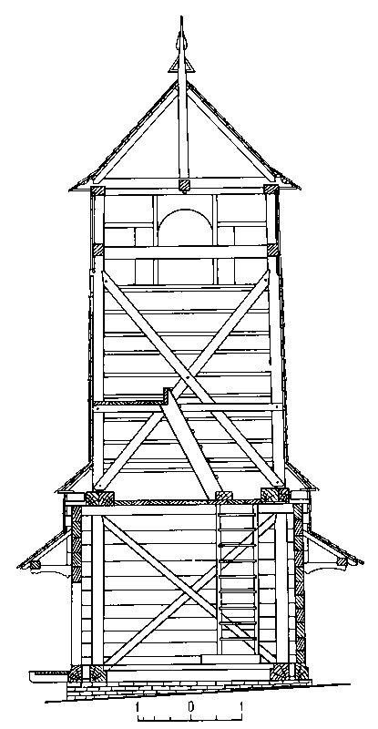 [1976 р.] Переріз дзвіниці