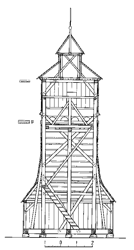 [1976 р.] Переріз дзвіниці