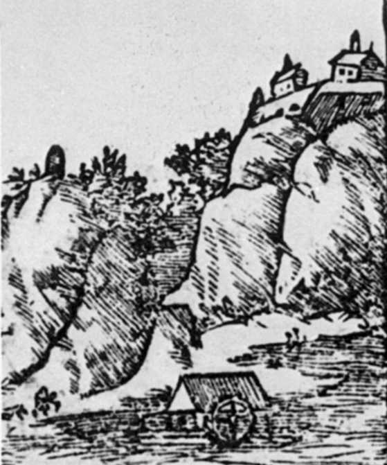 Будинки над урвищем і млин