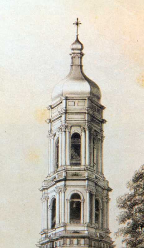 Верхні яруси дзвіниці