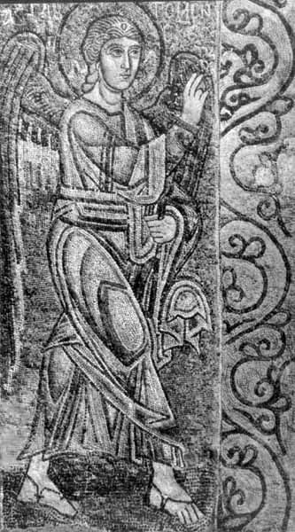 Архангел Гавриїл. Частина мозаїчкої…