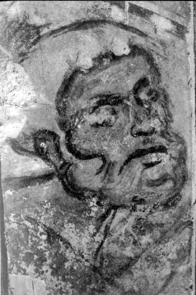 Голова апостола Петра. Фрагмент фрески…
