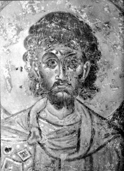 Невідомий святий [Борис ?]. Фреска…