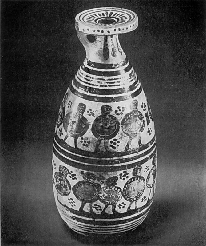 Алабастр. Вторая четверть VI в. до н. э. Коринф. Глина. Высота 23 см. … Алабастр