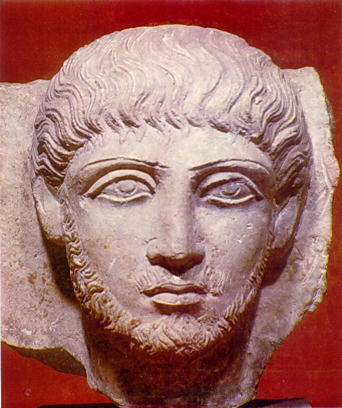 Скульптурный портрет мужчины. 80-е годы II в. н. э. Пальмира (Сирия). … Скульптурний портрет чоловіка