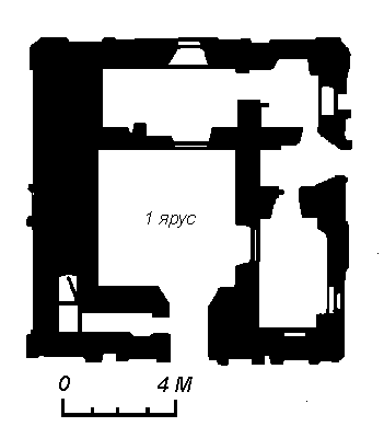 Дзвіниця. План 1-го ярусу