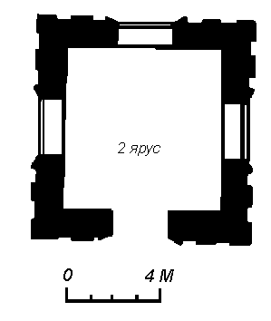 Дзвіниця. План 2-го ярусу