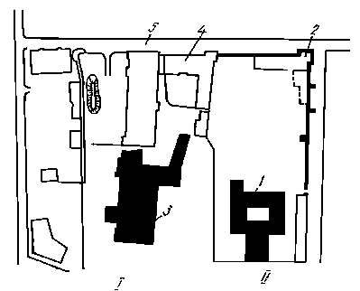 Иезуитский (І) и доминиканский (ІІ)…