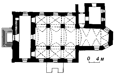 Костел. План