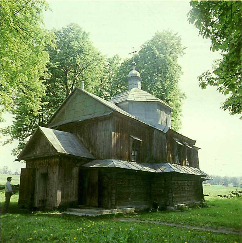 Kościół filialny, pw. Narodzenia NMP w Prusiu, z lat: 1887 – 88 r., dawna… Церква Різдва богородиці