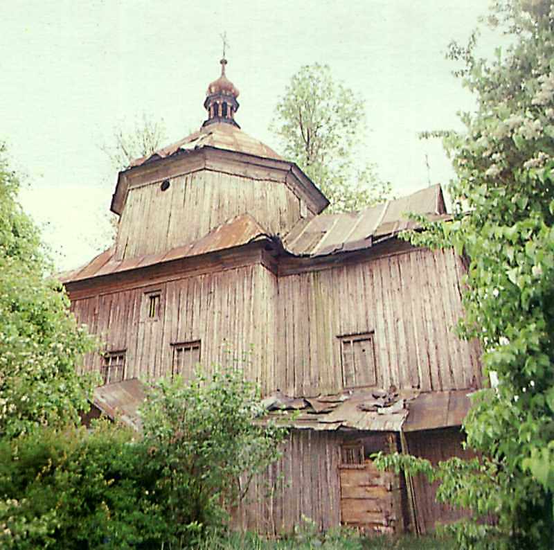 Дерев’яна церква св.Миколи 1885 р. [Слободян В. Каталог існуючих дерев'яних… Церква св.Миколи