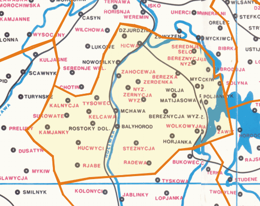 Картосхема деканату за О.Іванусівим