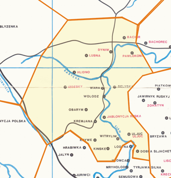 Картосхема деканату за О.Іванусівим