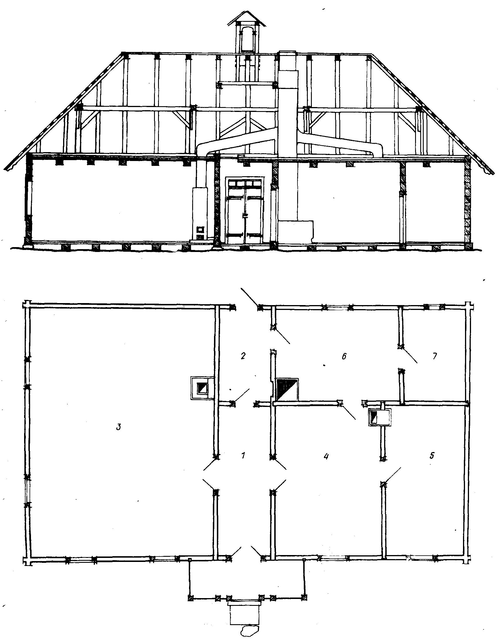 План та розріз