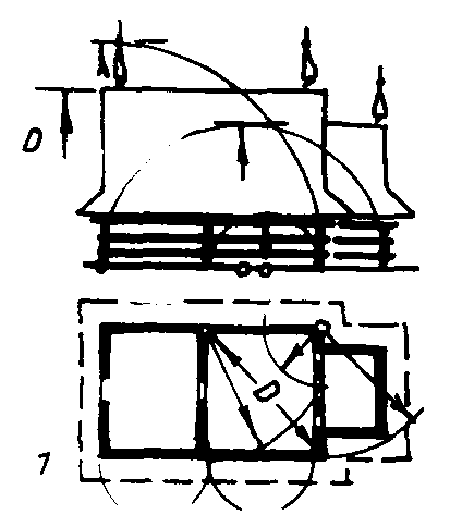 Реконструкція плану і фасаду на XV ст.