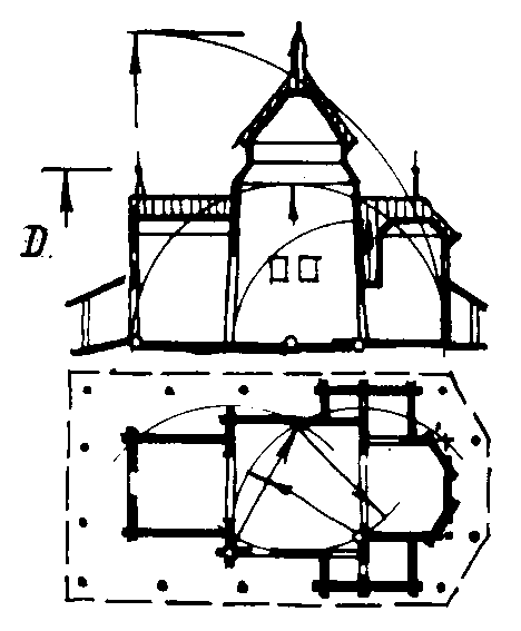 Схема плану і розрізу