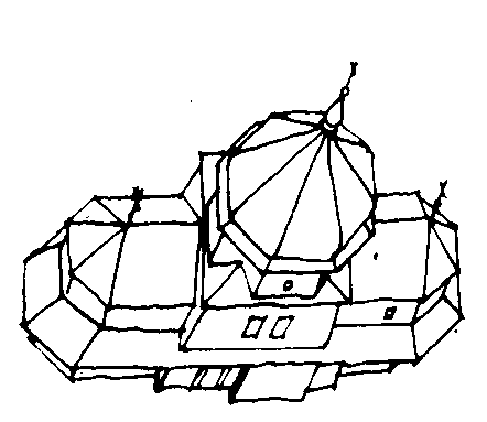 Аксонометрія станом на 1678 р.